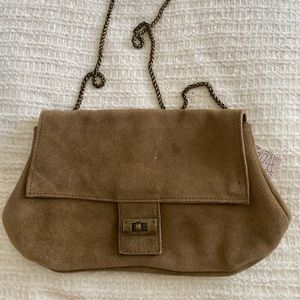 Free People suede shoulder bag